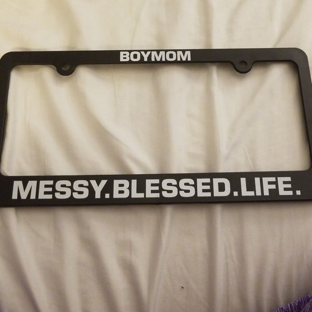 Boymom License Plate